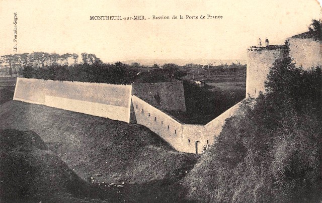 Montreuil pas de calais le bastion de la porte de france cpa