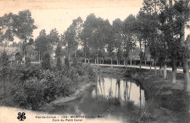 Montreuil pas de calais le petit canal cpa