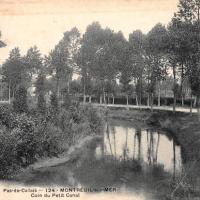 Montreuil pas de calais le petit canal cpa