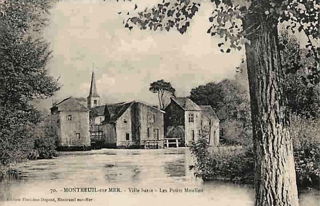 Montreuil pas de calais les petits moulins cpa