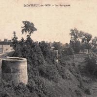 Montreuil pas de calais les remparts cpa