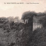 Montreuil pas de calais les remparts cpa