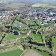 Montreuil pas de calais vue aerienne