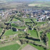 Montreuil pas de calais vue aerienne