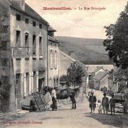 Montreuillon (Nièvre) La Grande rue CPA