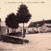 Montreuillon (Nièvre) La Grande rue CPA