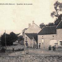 Le quartier de La Poste CPA