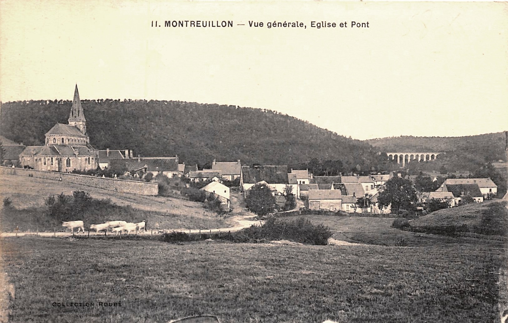 Montreuillon (Nièvre) Vue générale CPA