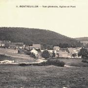 Montreuillon (Nièvre) Vue générale CPA