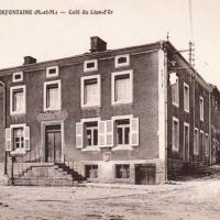 Morfontaine 54 le cafe du lion d or cpa