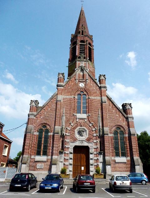 Mortagne du nord 59 l eglise saint nicolas