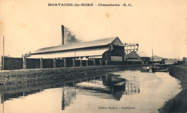 Mortagne du nord 59 la cimenterie cpa