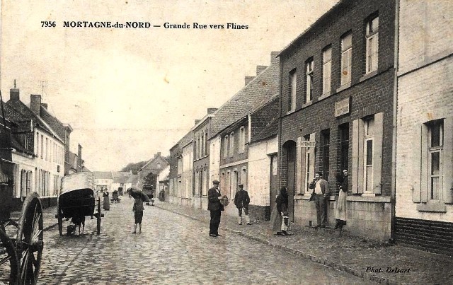 Mortagne du nord 59 la grande rue cpa