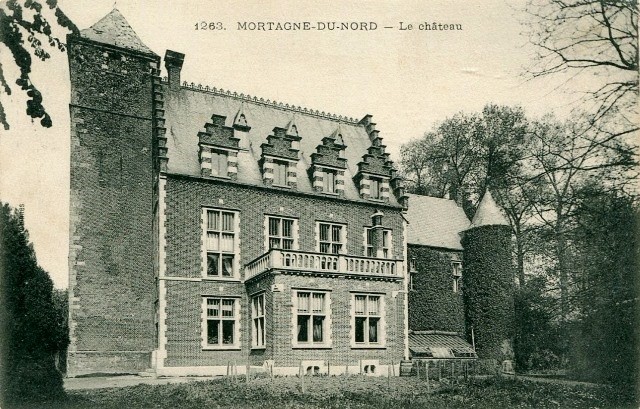 Mortagne du nord 59 le chateau cpa