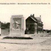 Mortagne du nord 59 le monument aux morts cpa