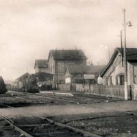 Mortagne du nord 59 le passage a niveau cpa