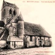 Moulins (Aisne) CPA Eglise Saint Pierre