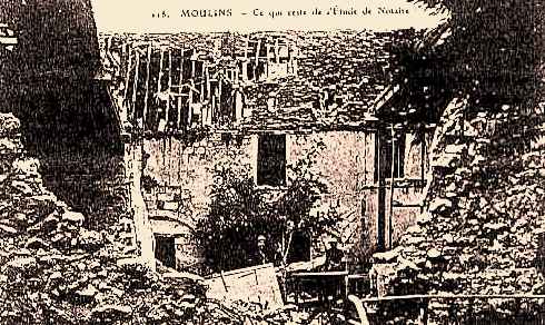 Moulins (Aisne) CPA Maison du notaire