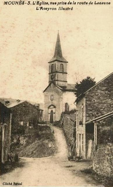 Mounes prohencoux aveyron cpa eglise