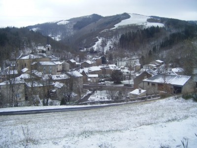 Vue générale sous la neige