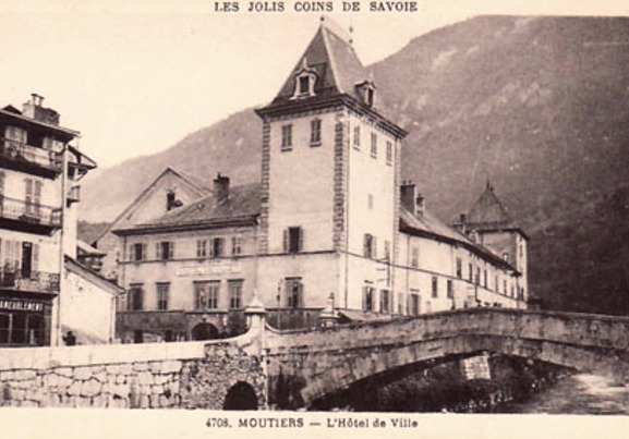 Moûtiers (Savoie) Le pont Saint-Pierre CPA