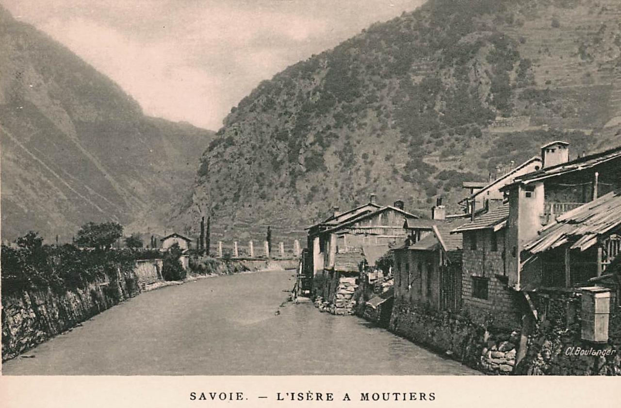 Moûtiers (Savoie) L'Isère CPA