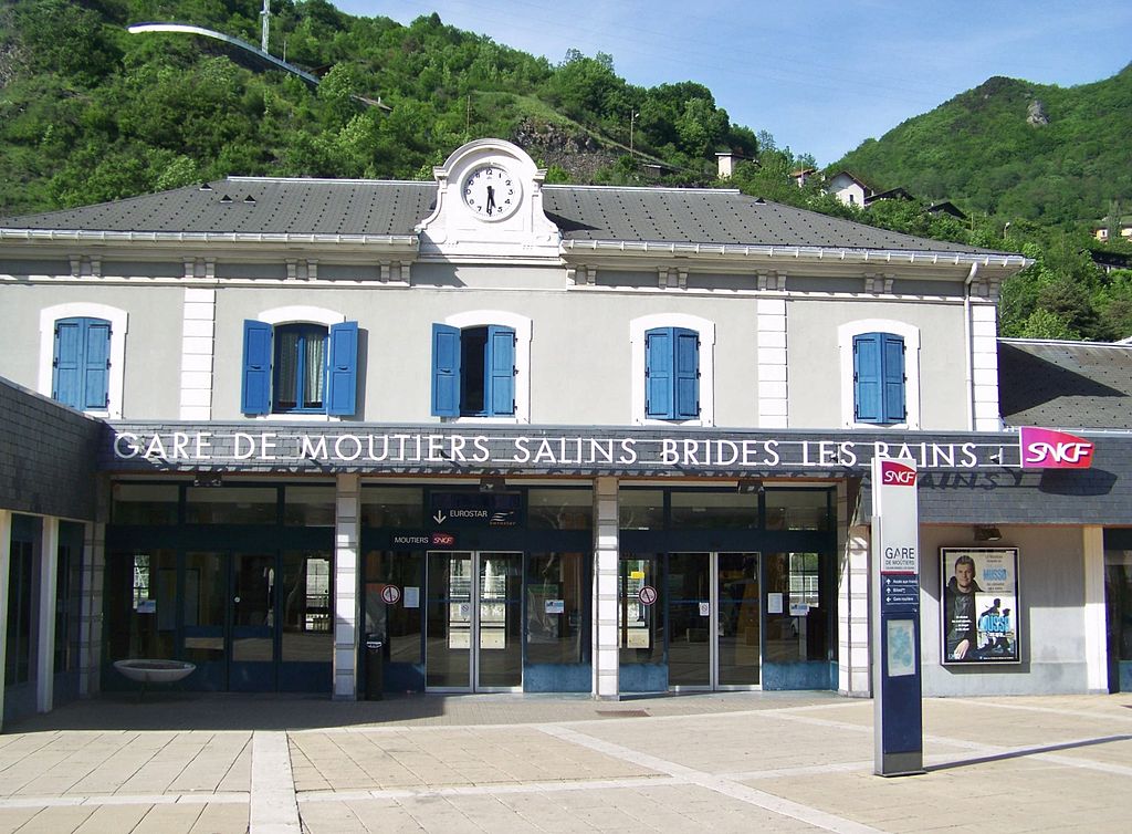 Moûtiers (Savoie) La gare