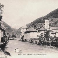 L'Isère et le Palais des évêques CPA