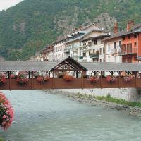 Une passerelle sur l'Isère