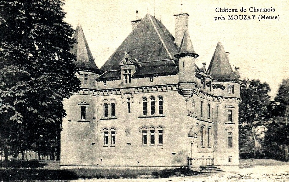 Mouzay (Meuse) Charmois, le château CPA