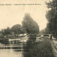 Mouzay (Meuse) L'écluse et le canal CPA
