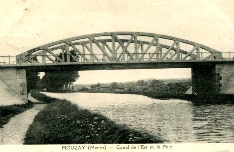 Mouzay (Meuse) Le canal CPA