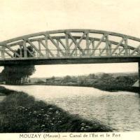 Mouzay (Meuse) Le canal CPA