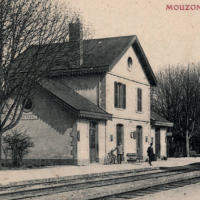 Mouzon (08) Gare CPA