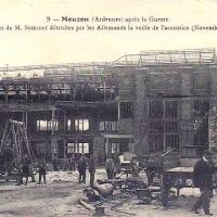 Mouzon (08) Usines Sommer 1918 CPA