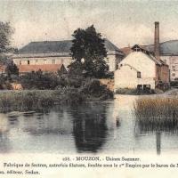 Mouzon (08) Usines Sommer CPA