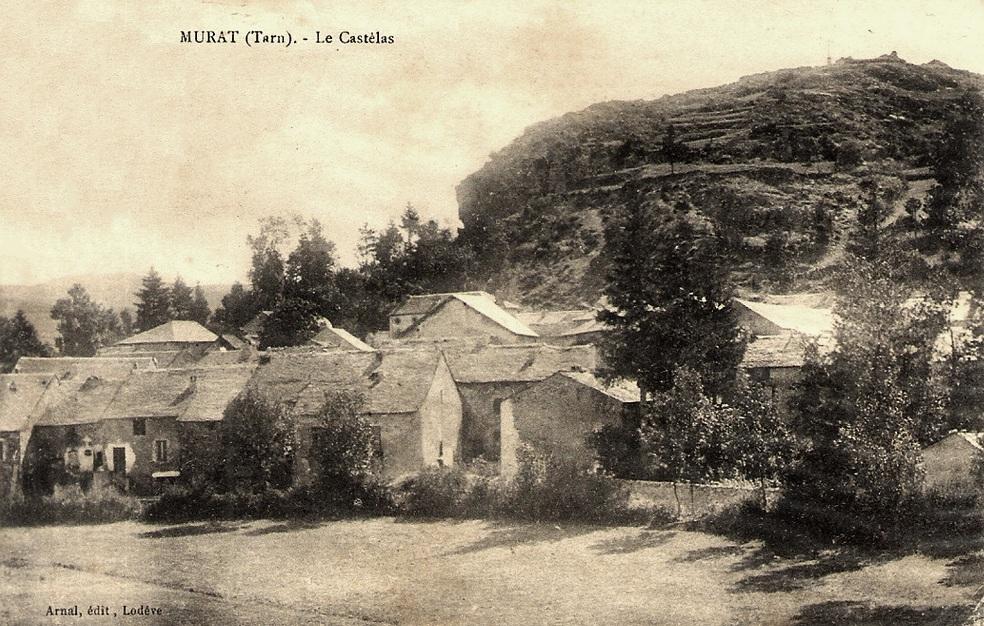 Murat-sur-Vèbre (Tarn) CPA Castelas