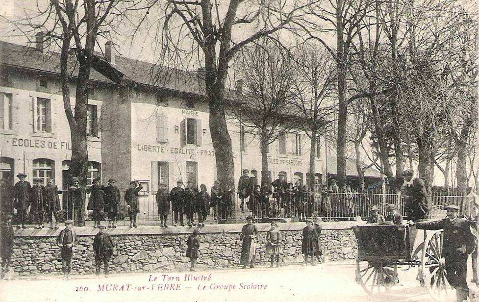 Murat-sur-Vèbre (Tarn) CPA Maire-écoles