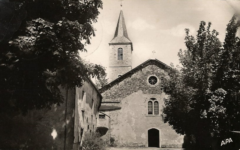 Murat-sur-Vèbre (Tarn) CPA Eglise