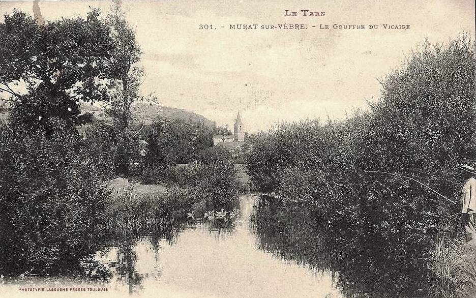 Murat-sur-Vèbre (Tarn) CPA Gouffre du Vicaire