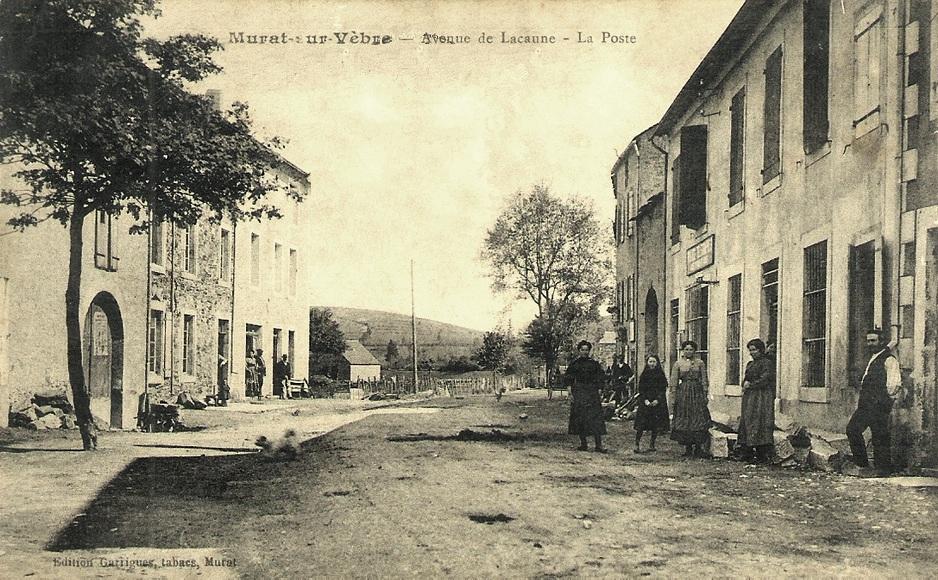 Murat-sur-Vèbre (Tarn) CPA Bureau de Poste