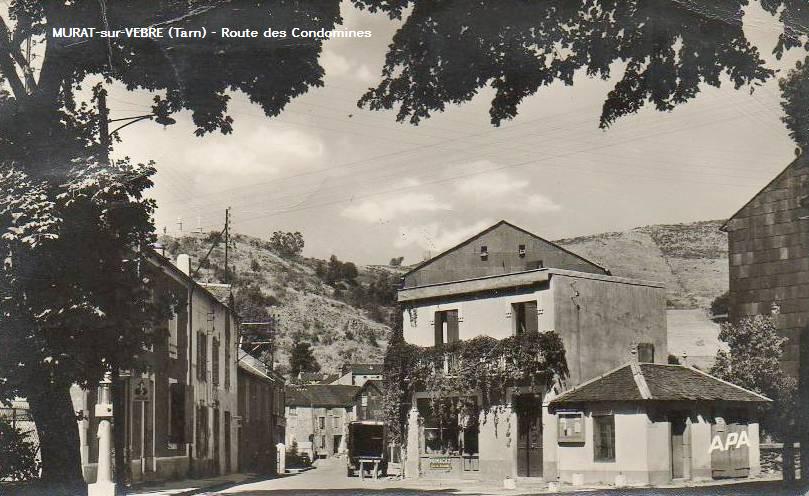 Murat-sur-Vèbre (Tarn) CPA Route des Condomines