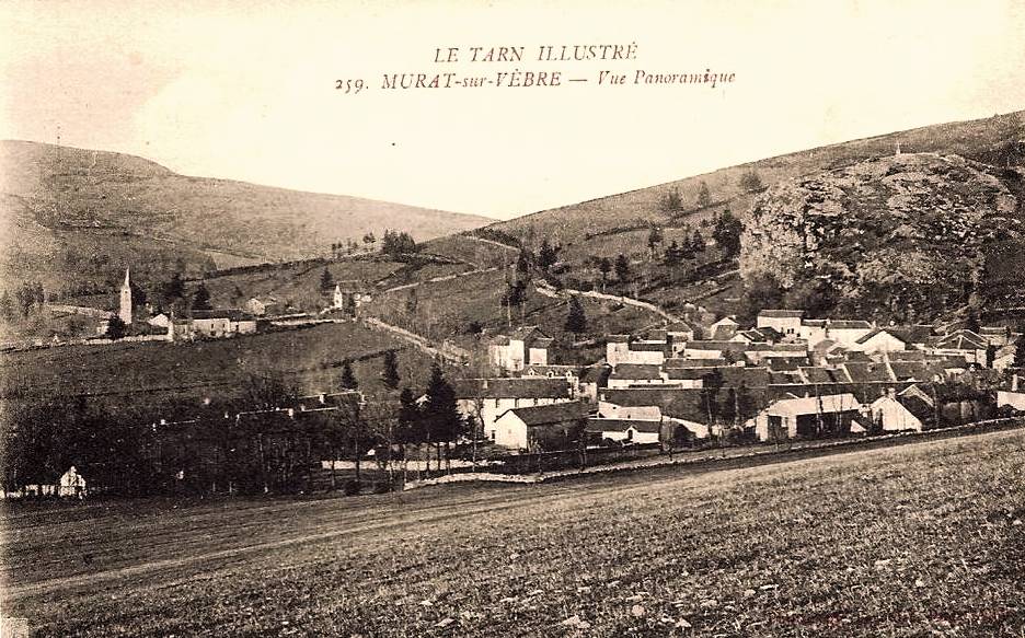 Murat-sur-Vèbre (Tarn) CPA Vue générale