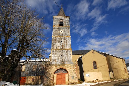 Murat-sur-Vèbre (Tarn) La Bessière, église Saint-Pierre-et-Saint-Paul