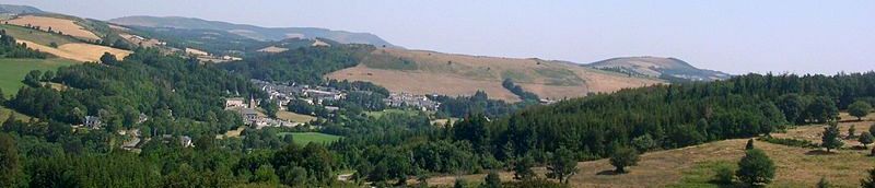 Murat-sur-Vèbre (Tarn) Vue panoramique