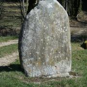 Murat-sur-Vèbre (Tarn) Statue-menhir de Plos