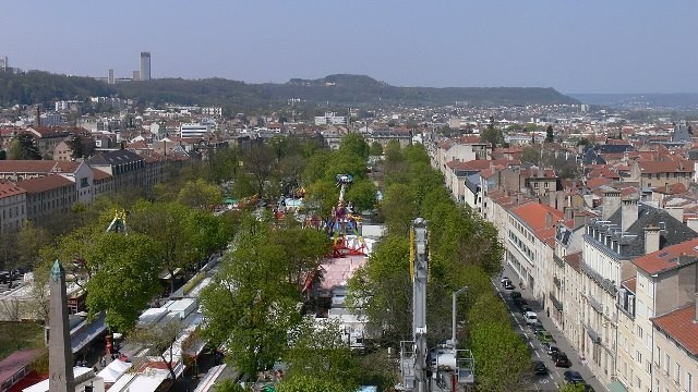 Cours Léopold durant la foire