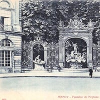 Fontaine de Neptune, Place Stanislas, cpa