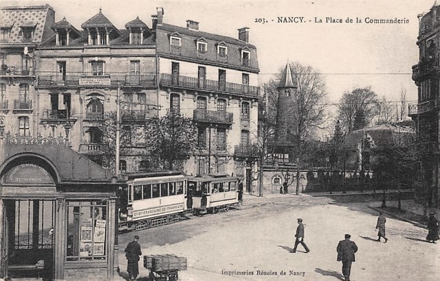 Place de la Commanderie, cpa