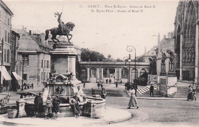 Place Saint-Epvre, cpa
